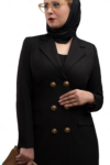 مانتو فرم اداری آلکاپا ۶ دکمه فلزی کد ۱۰۱۴۹ - Image 3