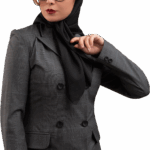ست اداری ترک چهارخانه ۶ دکمه کد ۱۰۱۵۵
